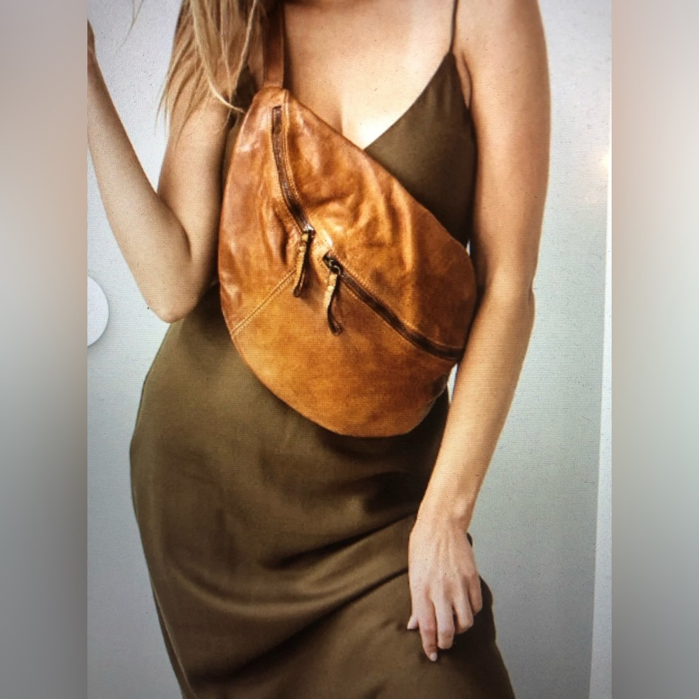 Gorgeous soft supple made in Italy cross body sling bag.